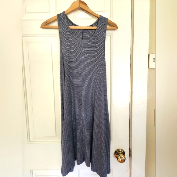 Toad&Co Dresses & Skirts - Toad&Co Daisy Striped Tank Dress Size Large Modal Outdoors Summer Active Beach